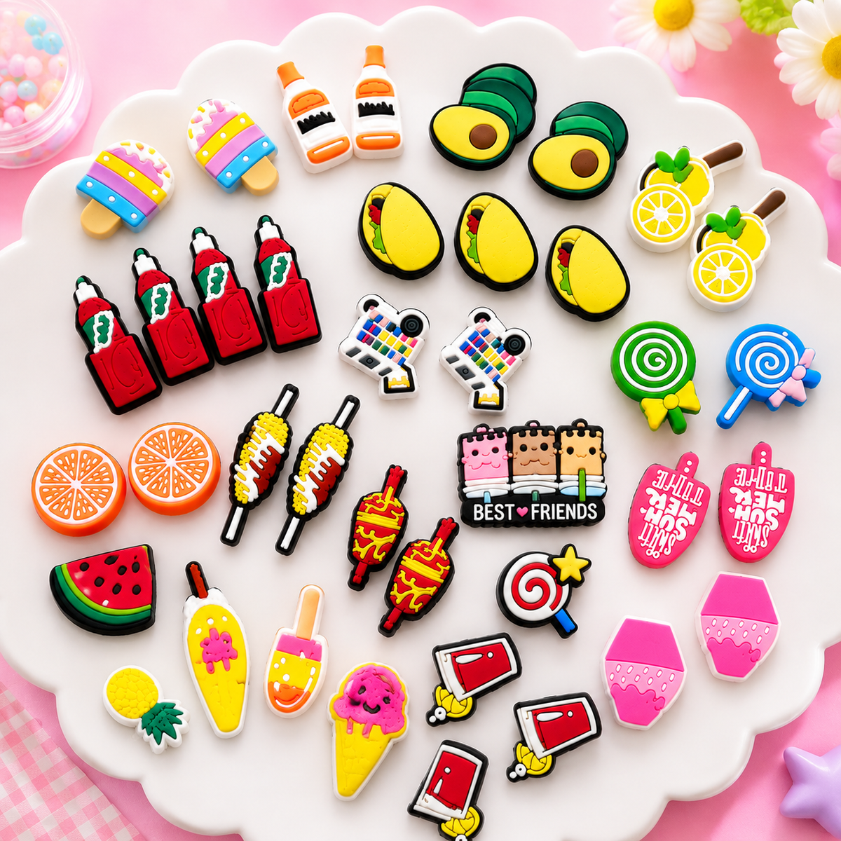 Food Charms 🍭🌮🍔